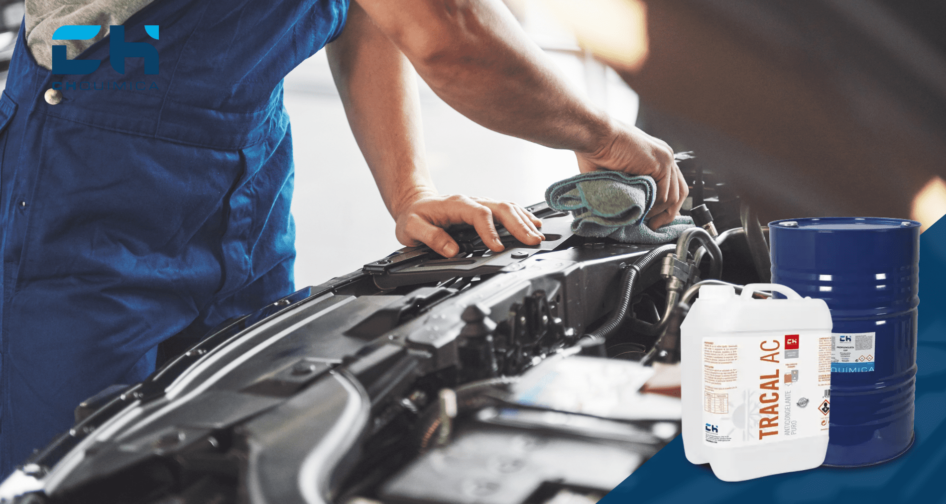 uso de anticongelante en la automoción y la industria